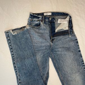 Abercrombie 90s straight ultra high rise jeans